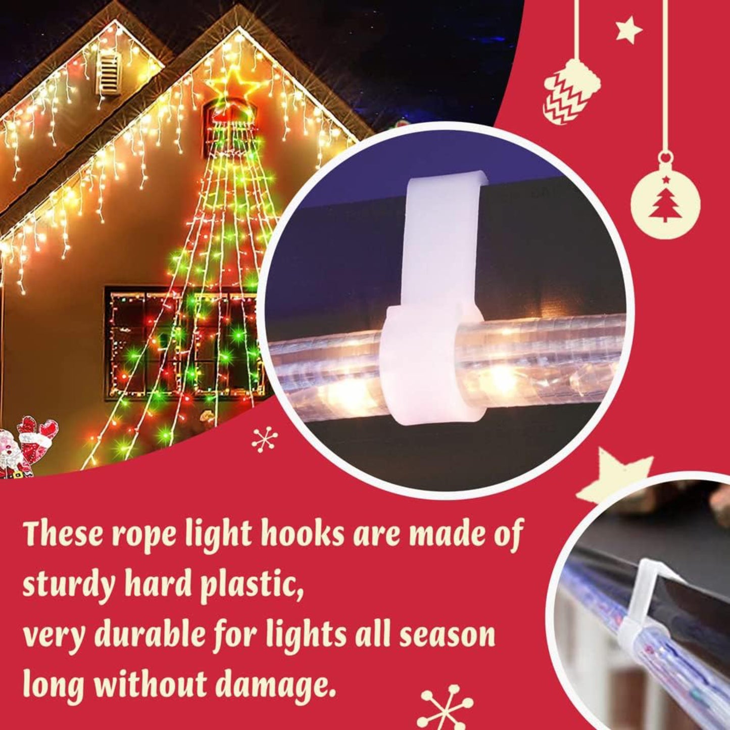 Rope Light Gutter Hooks