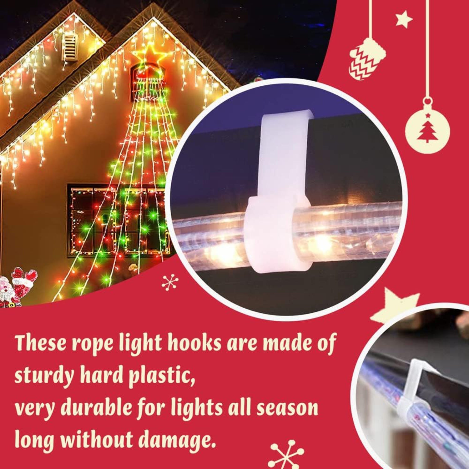 Rope Light Gutter Hooks