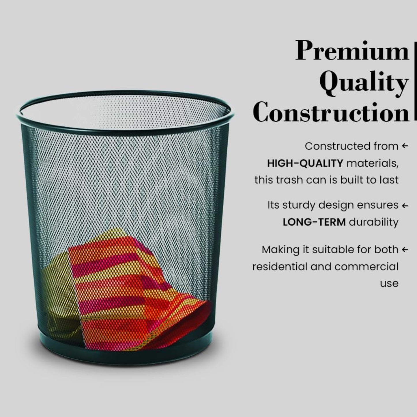 Trash Can Waste Paper Bins