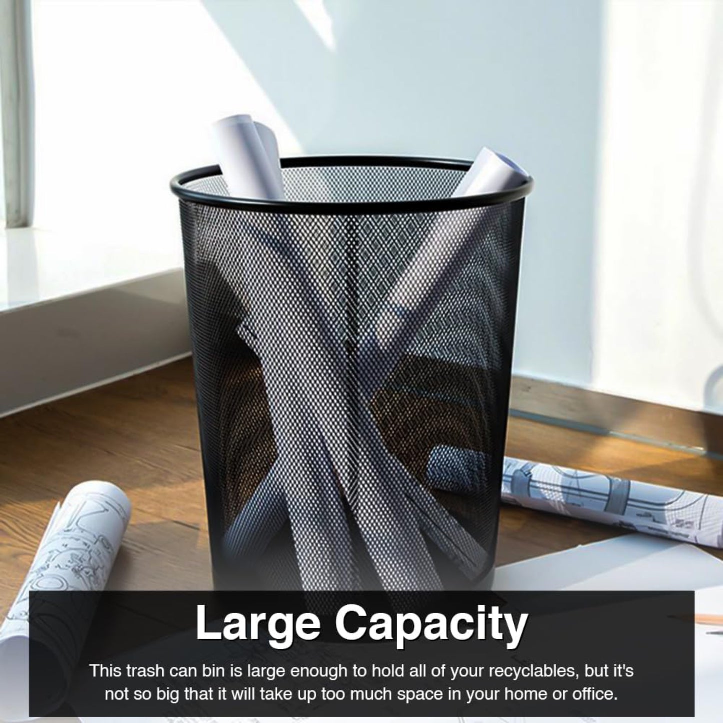 Trash Can Waste Paper Bins