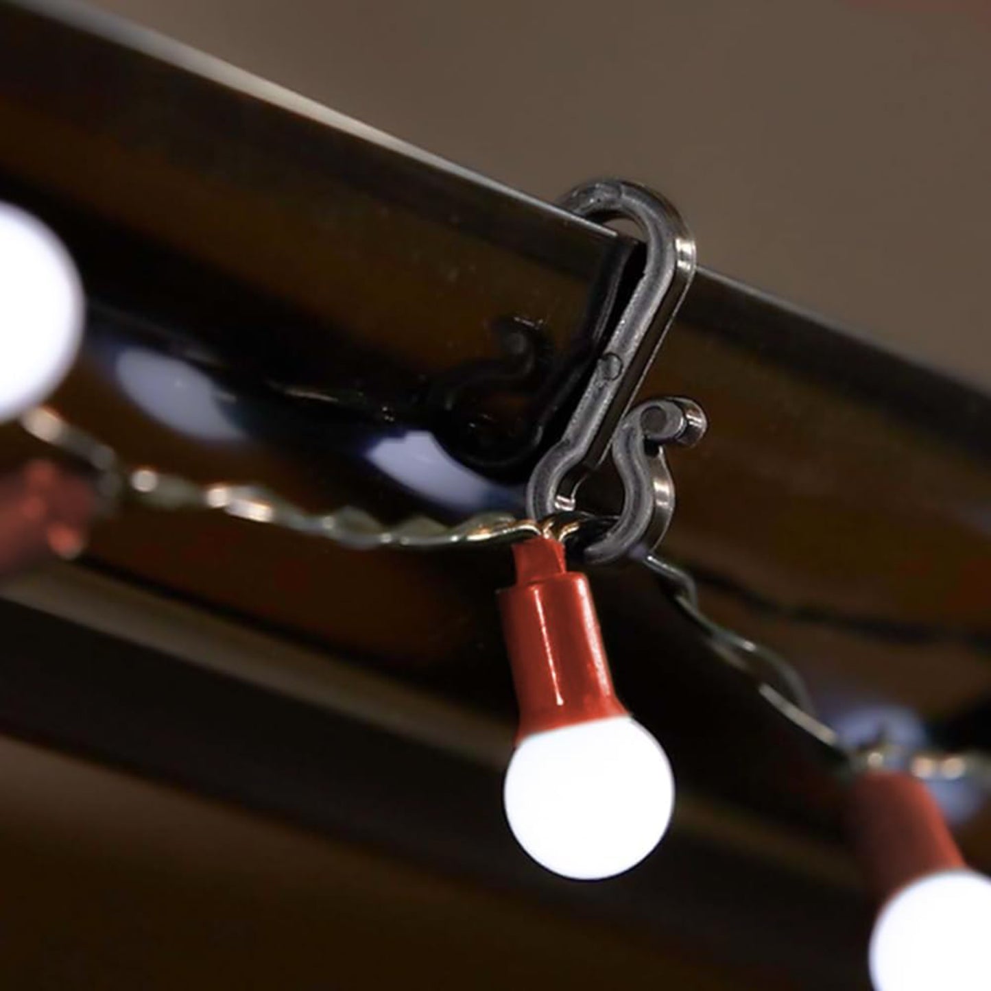 S Shaped Gutter Hooks Black