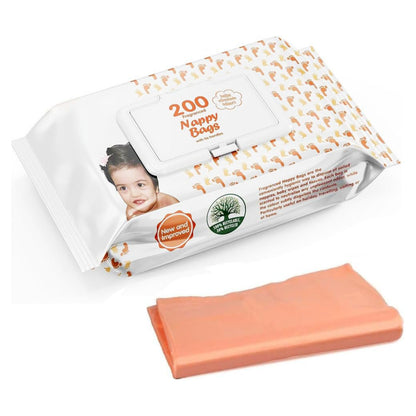 Scented Nappy Bags with Tie Handles