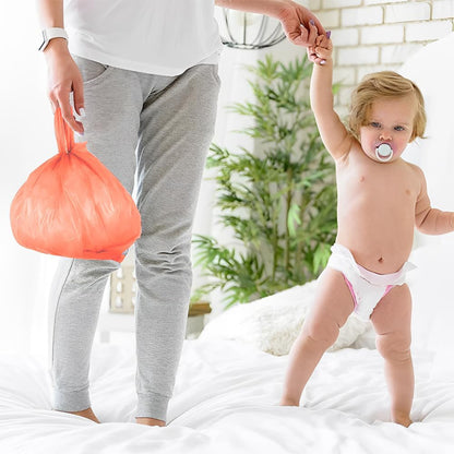 Scented Nappy Bags with Tie Handles