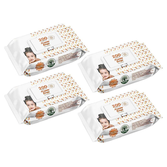 Scented Nappy Bags with Tie Handles