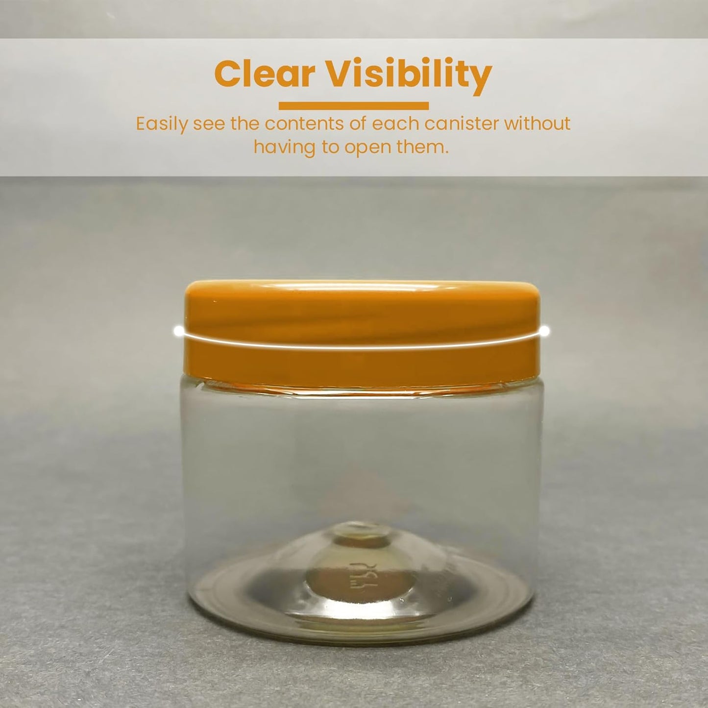 Small Plastic Food Storage Canisters