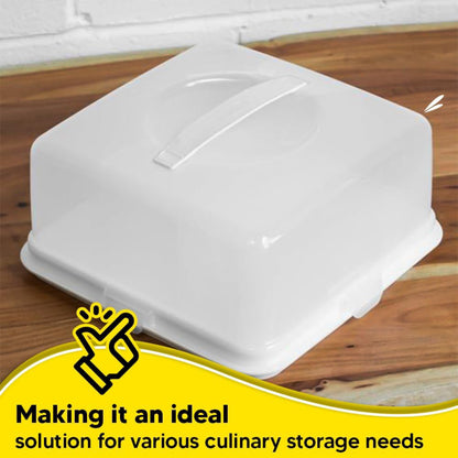 Square Cake Box with Handle