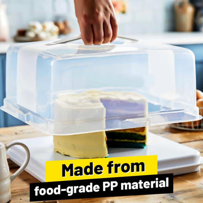 Square Cake Box with Handle