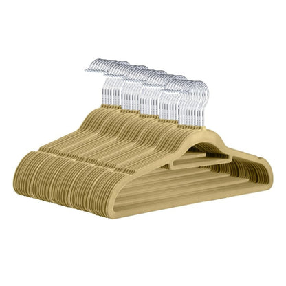 Velvet Hangers with Tie Bar & 360 Degree Hook 45cm