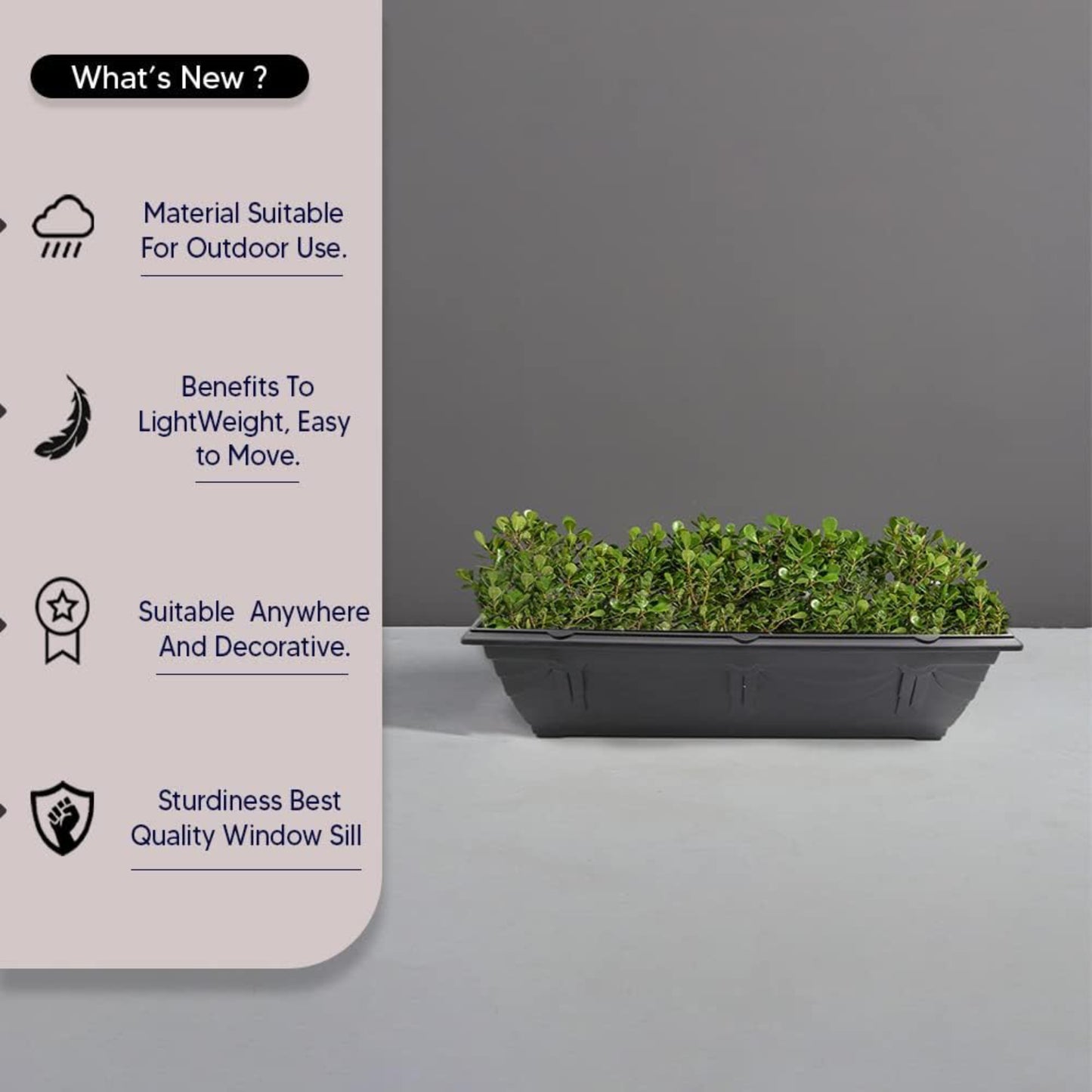 Venetian Window Box for Garden Plants