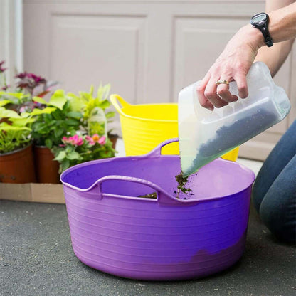 Shallow Tub With Double Handles - 15Ltr, Purple