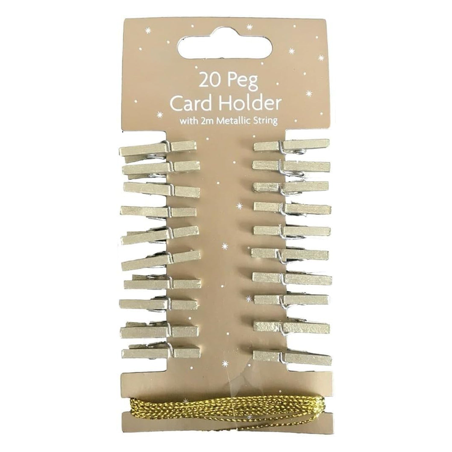 Wooden Peg Card Holders