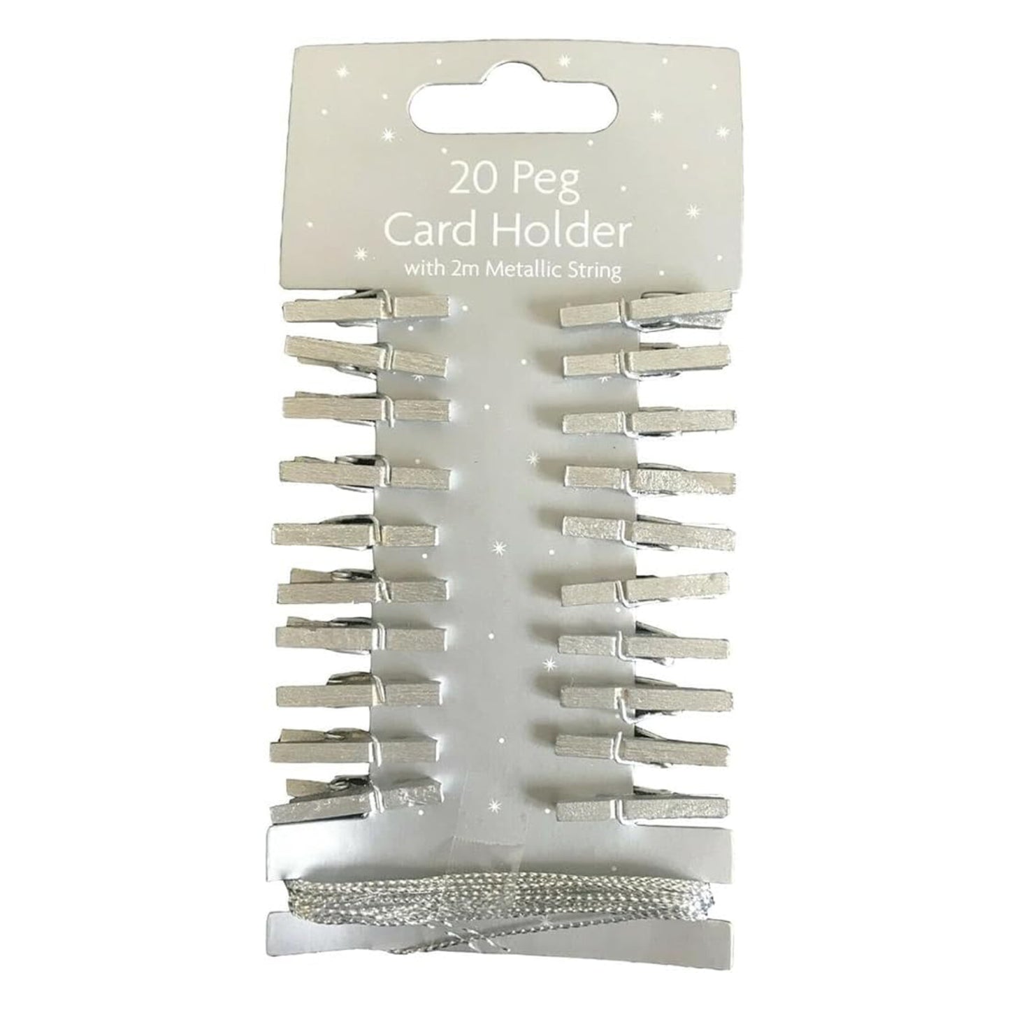 Wooden Peg Card Holders