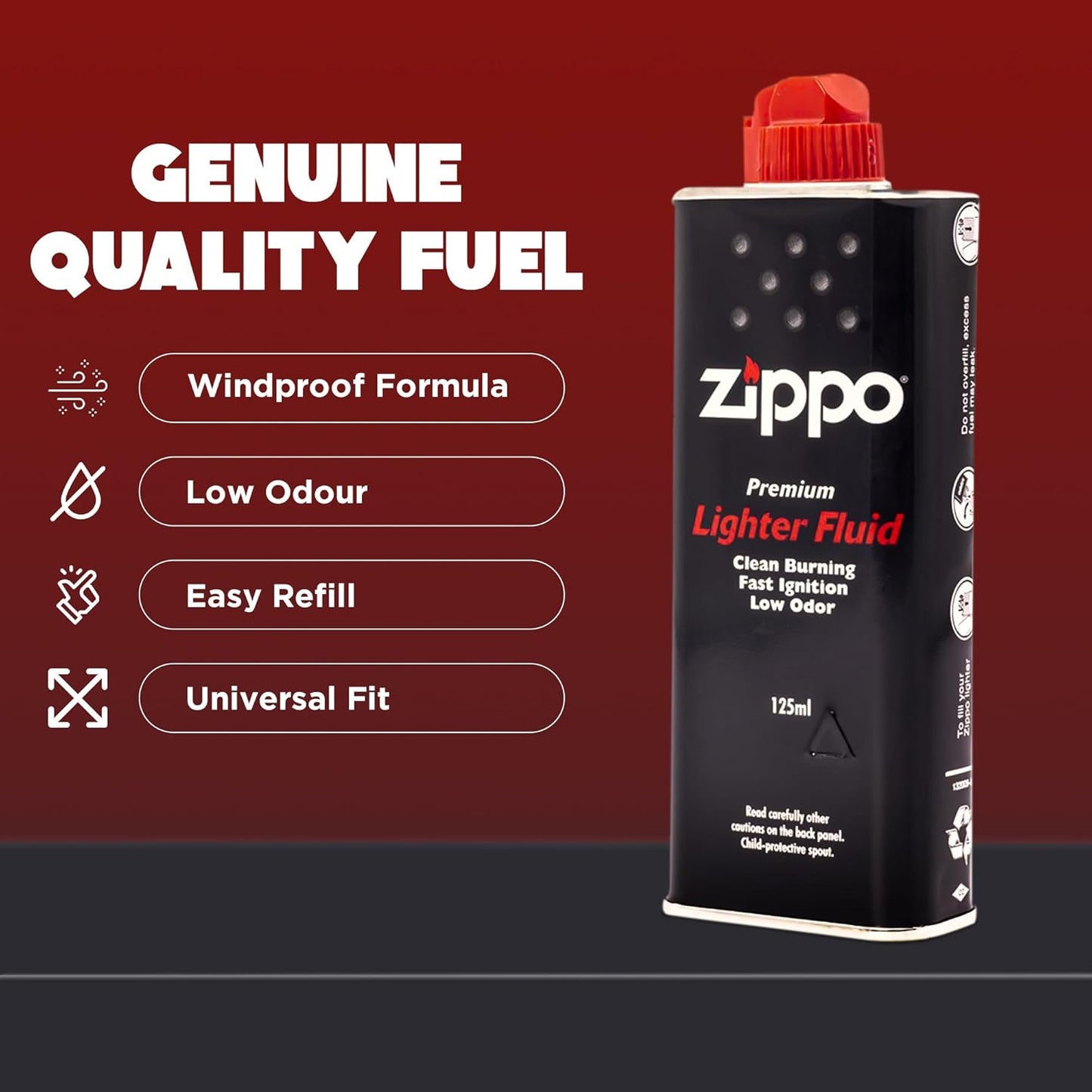 Ziippo 125ml Lighter Fluid with BBQ Lighter