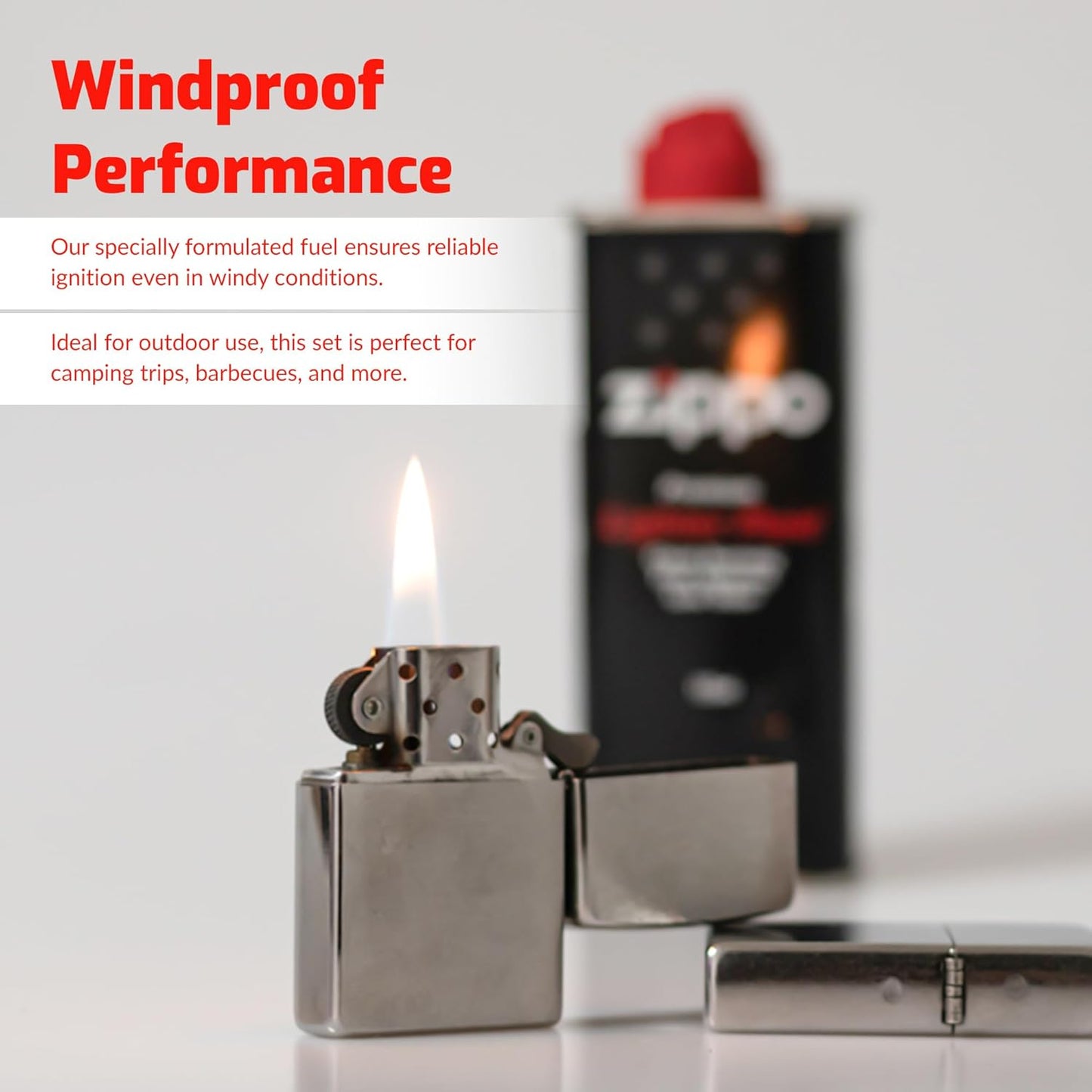 Ziippo 125ml Lighter Fluid with BBQ Lighter