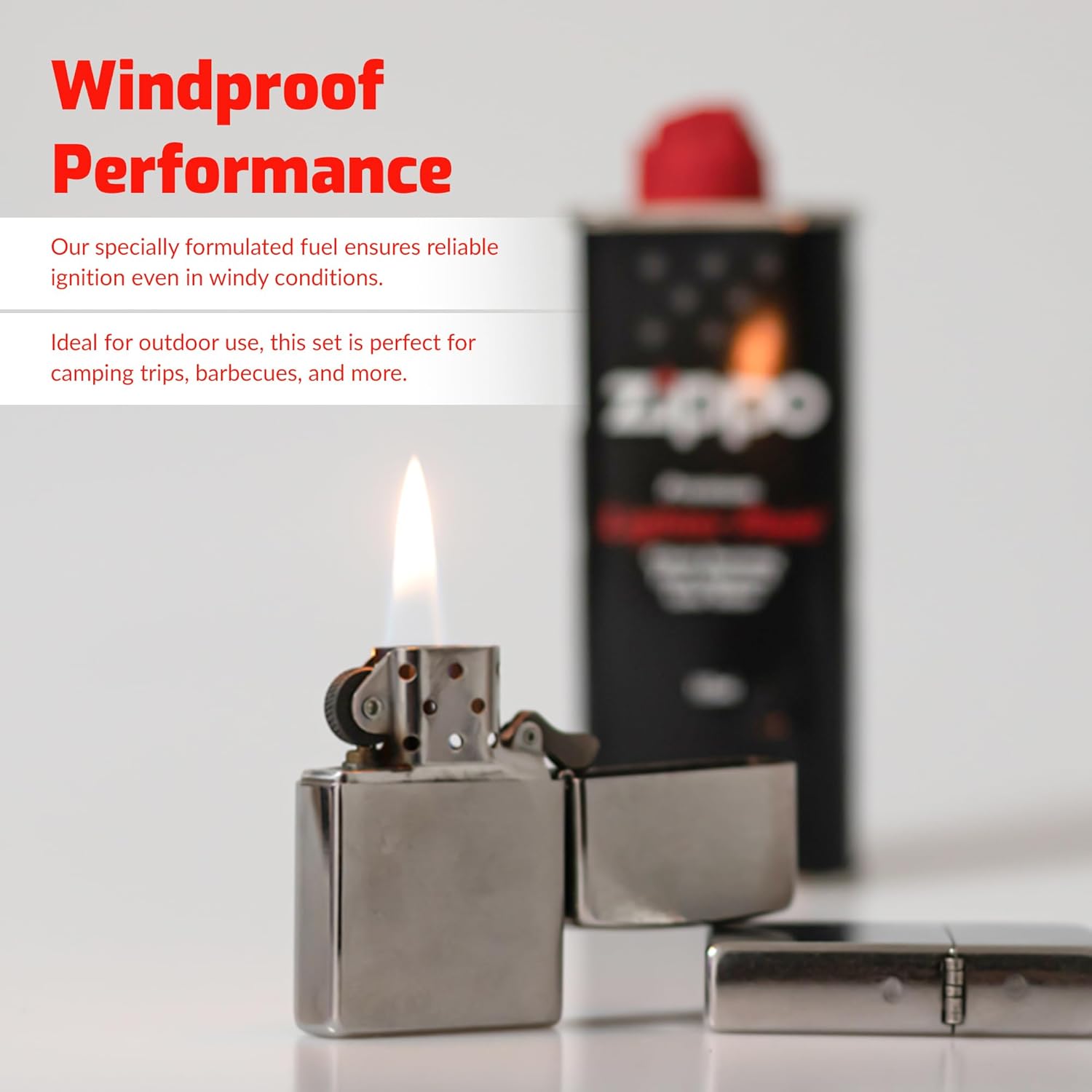Ziippo 125ml Lighter Fluid with BBQ Lighter