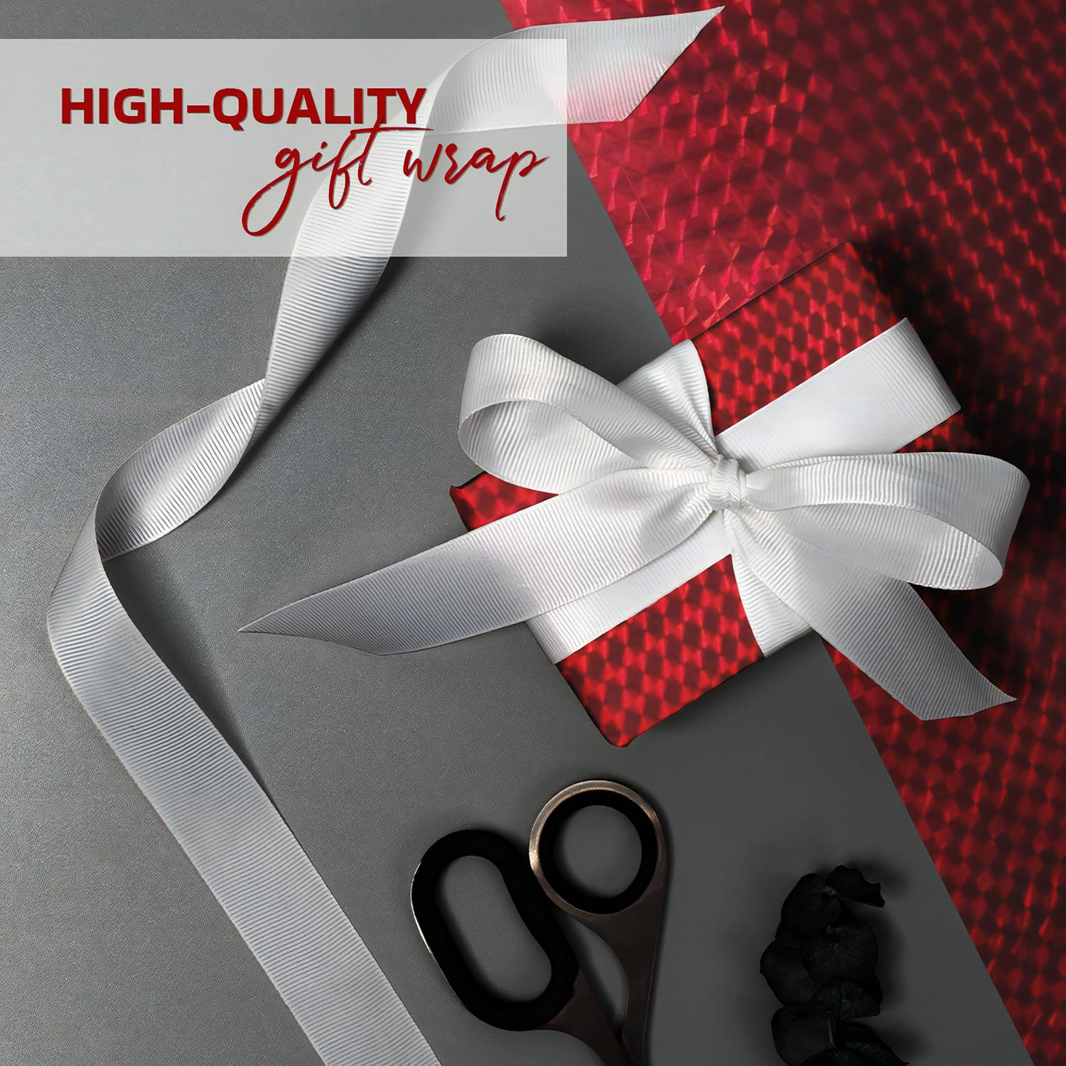 Christmas Holographic Wrapping Paper Roll