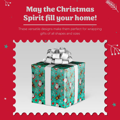 Christmas Wrapping Paper large Sheets