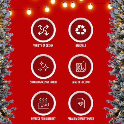 Christmas Wrapping Paper large Sheets