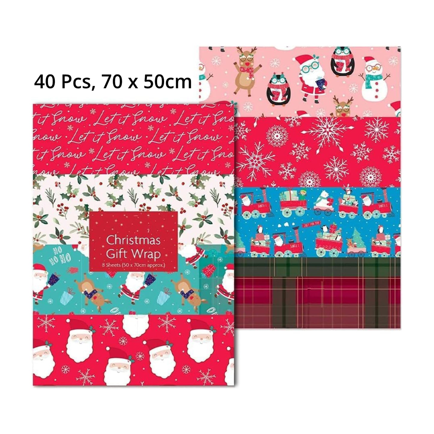 Christmas Wrapping Paper large Sheets