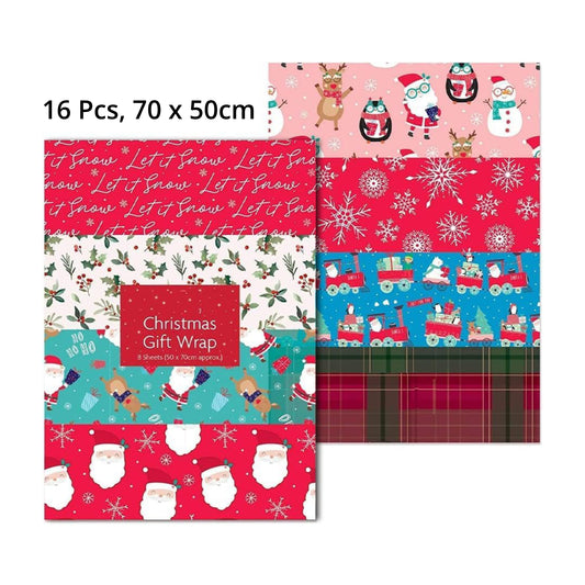 Christmas Wrapping Paper large Sheets