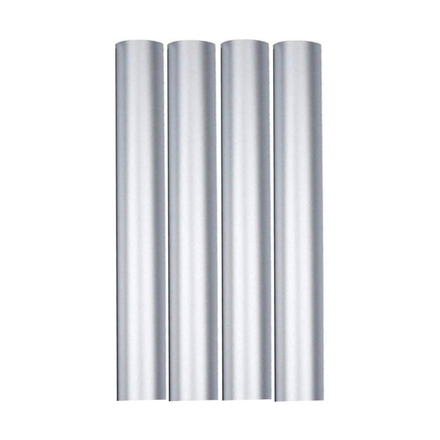 Christmas Metallic Foil Effect Silver Wrapping Papers Rolls