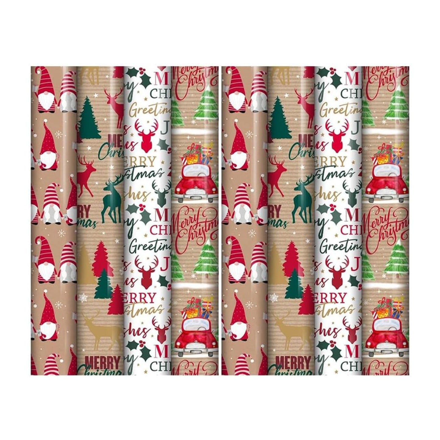 Christmas Wrapping Paper Roll Tartan Wrapping Paper