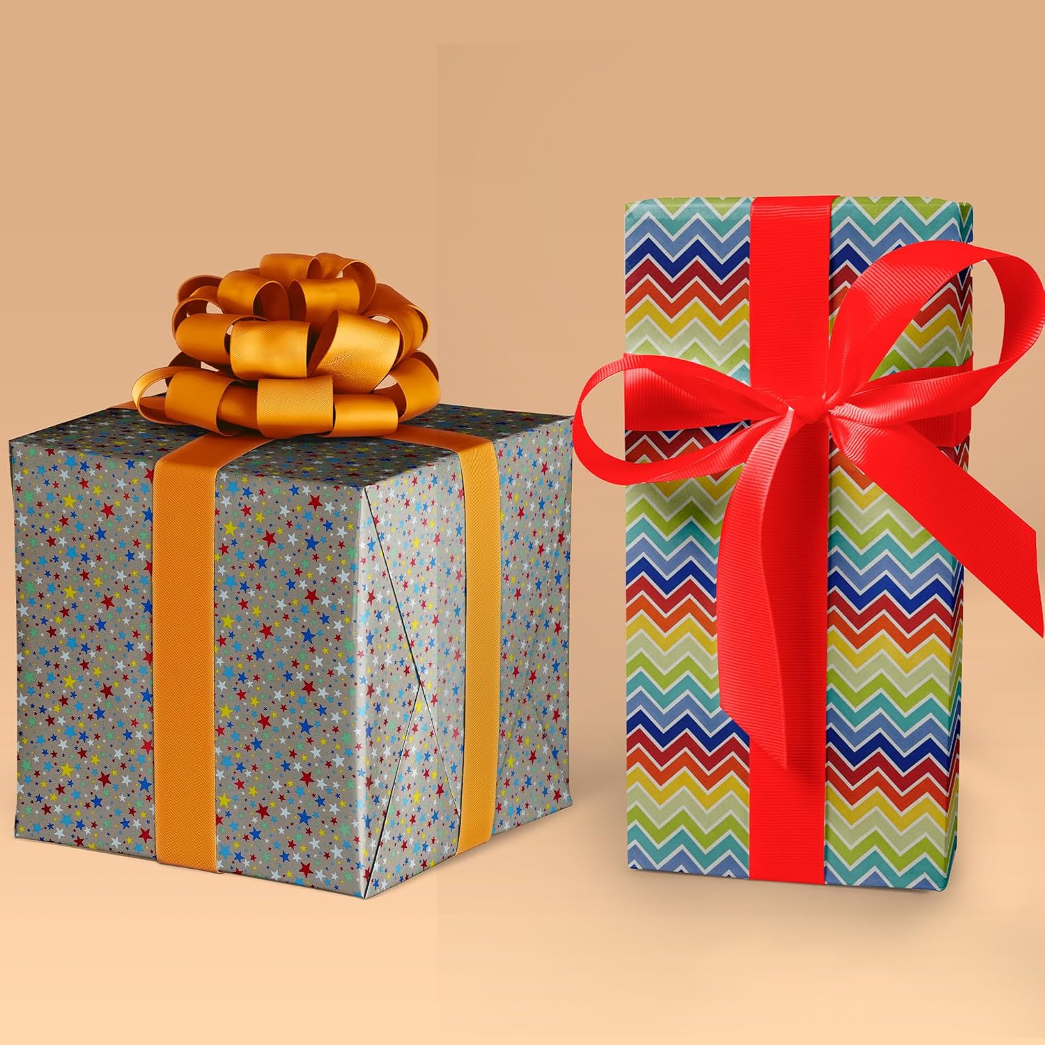 Happy Birthday Gift Wrapping Paper Roll Pattern Design