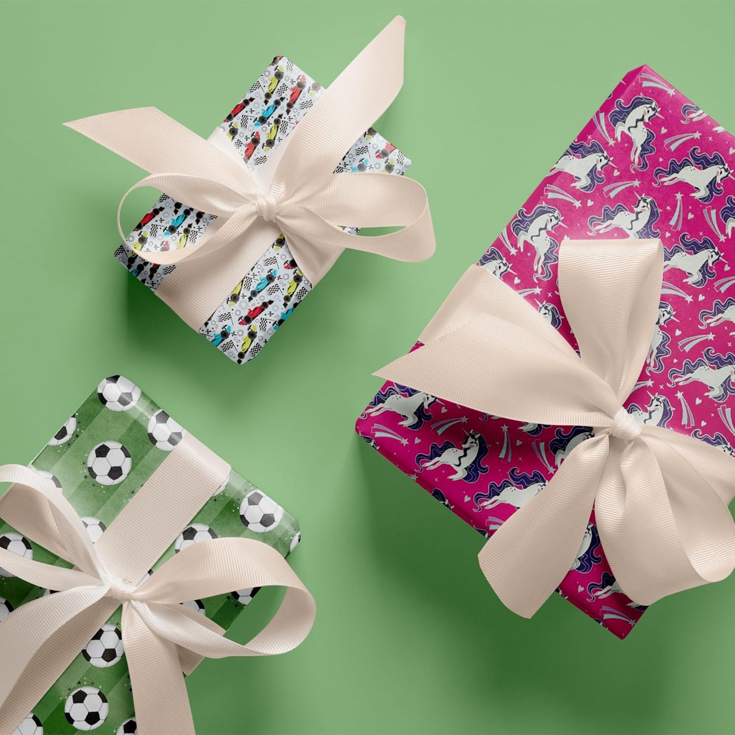 Happy Birthday Gift Wrapping Paper Roll Kids Cute