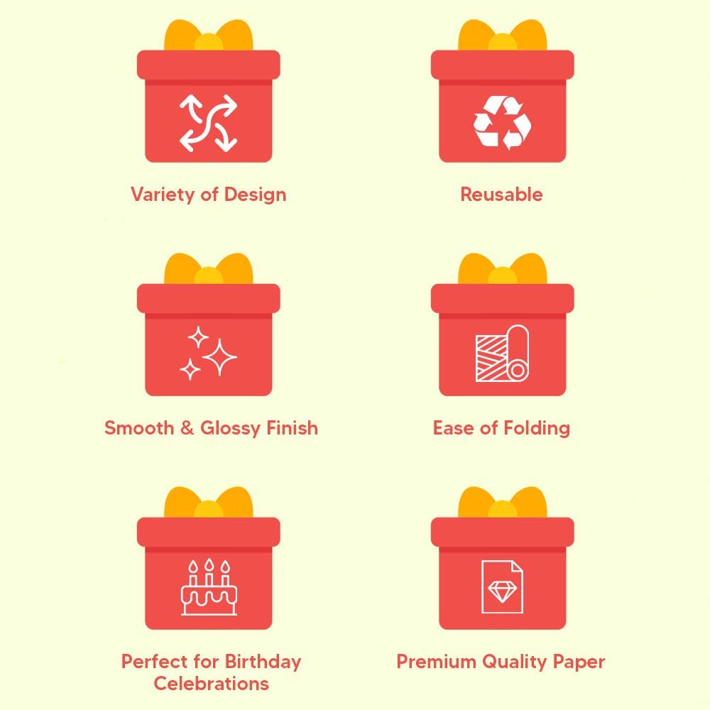 Christmas Wrapping Paper Roll Multiple design