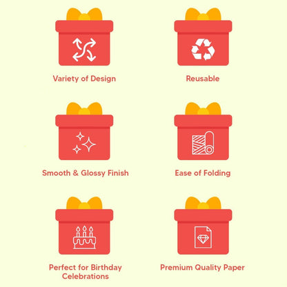 Christmas Wrapping Paper Roll Multiple design