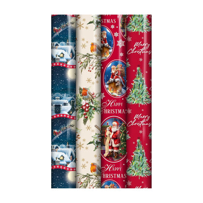 Christmas Wrapping Paper Roll Multiple design