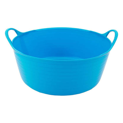 Shallow Tub With Double Handles - 15Ltr, sky blue