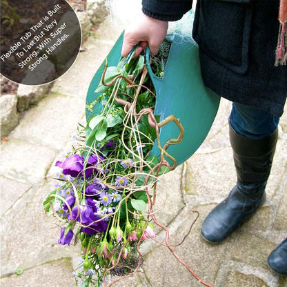 Shallow Tub With Double Handles - 15Ltr, sky blue