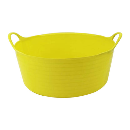 Shallow Tub With Double Handles - 15Ltr, Yellow