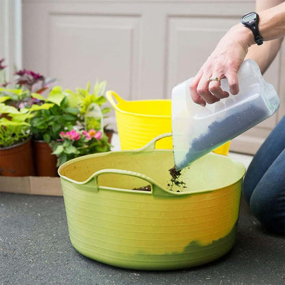 Shallow Tub With Double Handles - 15Ltr, Yellow