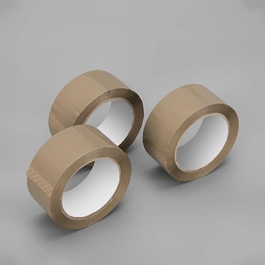 6x Brown Packaging Tapes